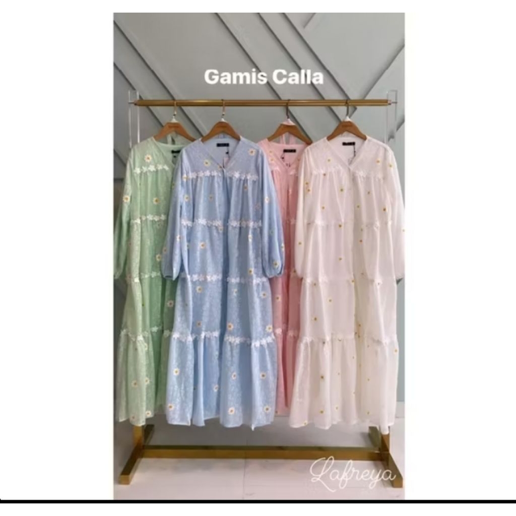 midi bruklat lfy warna hijau cantik. gk norak ngk gonjreng