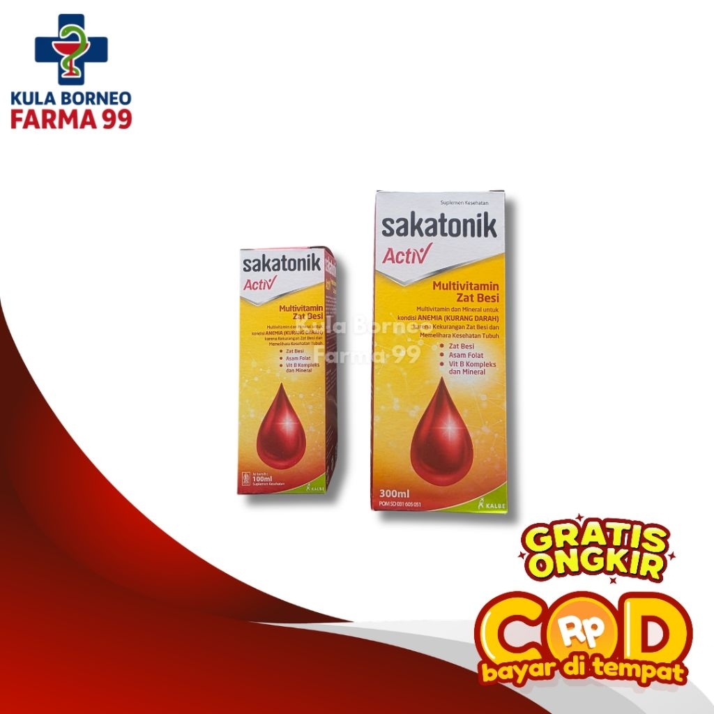 Sakatonik Aktiv Multivitamin Zat Besi Sirup