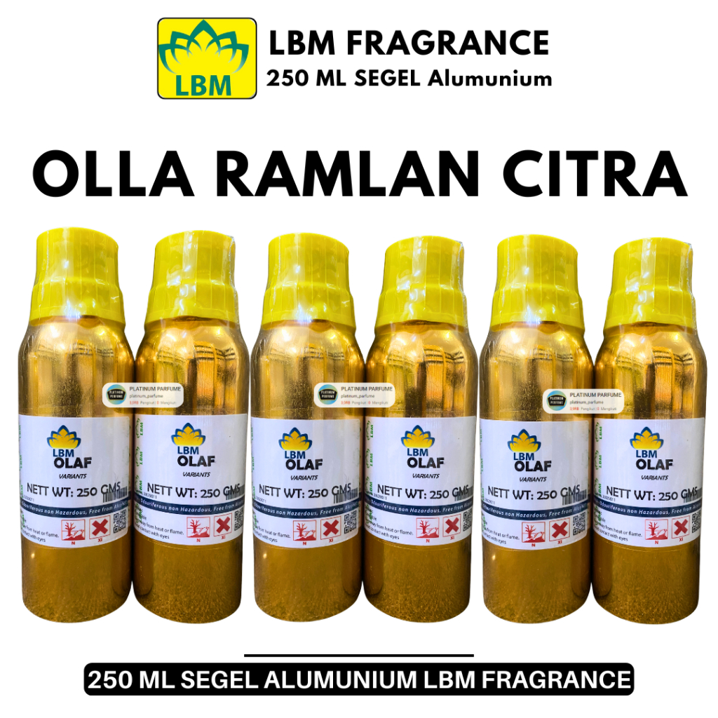 Bibit Parfum LBM - OLAF / Olla Ramlan 250 ML ( SEGEL ) BIBIT Parfum LBM Fragrance