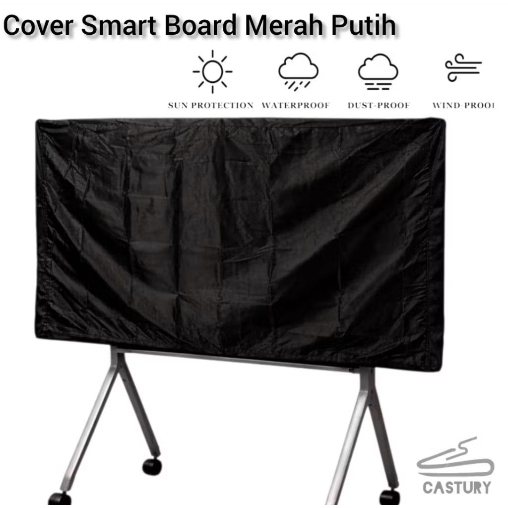 sarung cover funiture smart board  tv Led 70 inch ainti air - sarung cover tv anti debu 70 inch