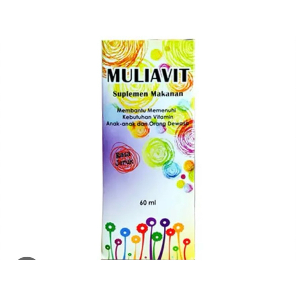 Sirup Muliavit 60ml - ed 6/26 Suplemen Vitamin untuk Membantu Pertumbuhan Anak
