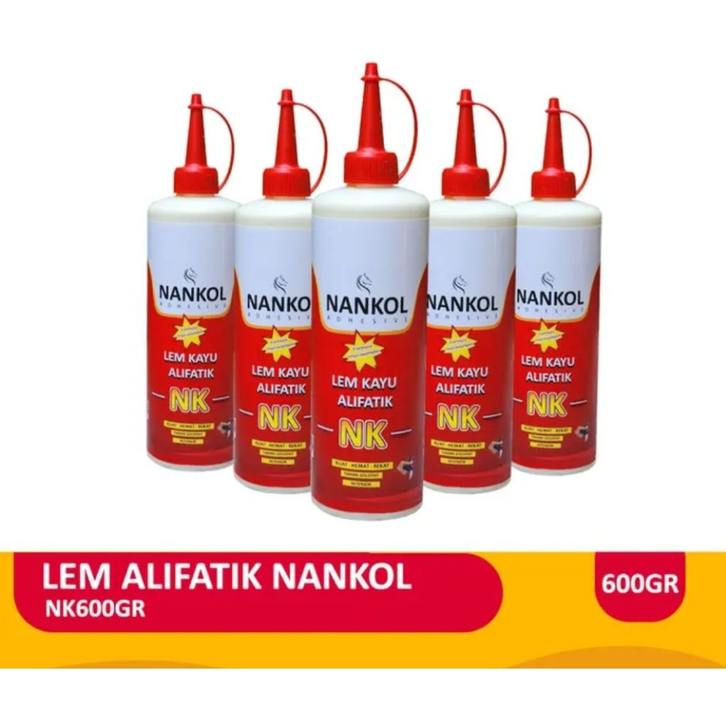 Lem Kayu Aliphatic Presto DN 600 Gram - Lem Kayu Kuat, Cepat Kering, Aman untuk Furniture