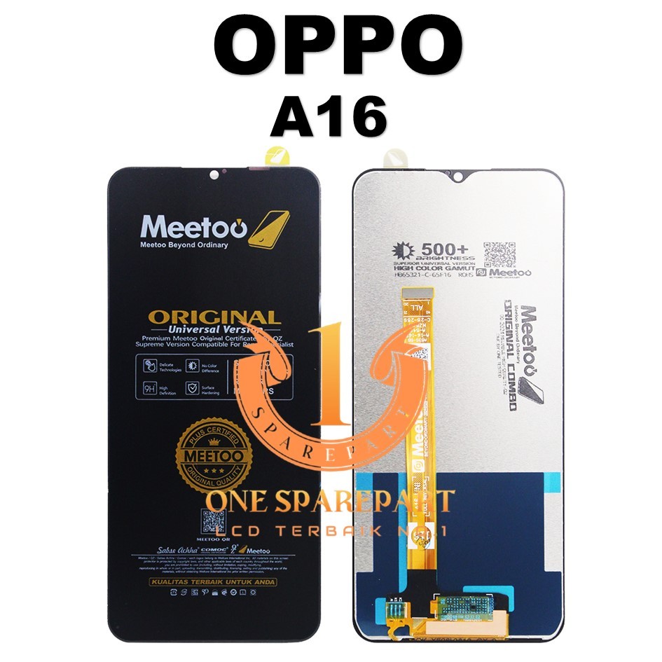 LCD TOUCHSCREEN OPPO A16  COMPLETE ORIGINAL 100% FULLSET