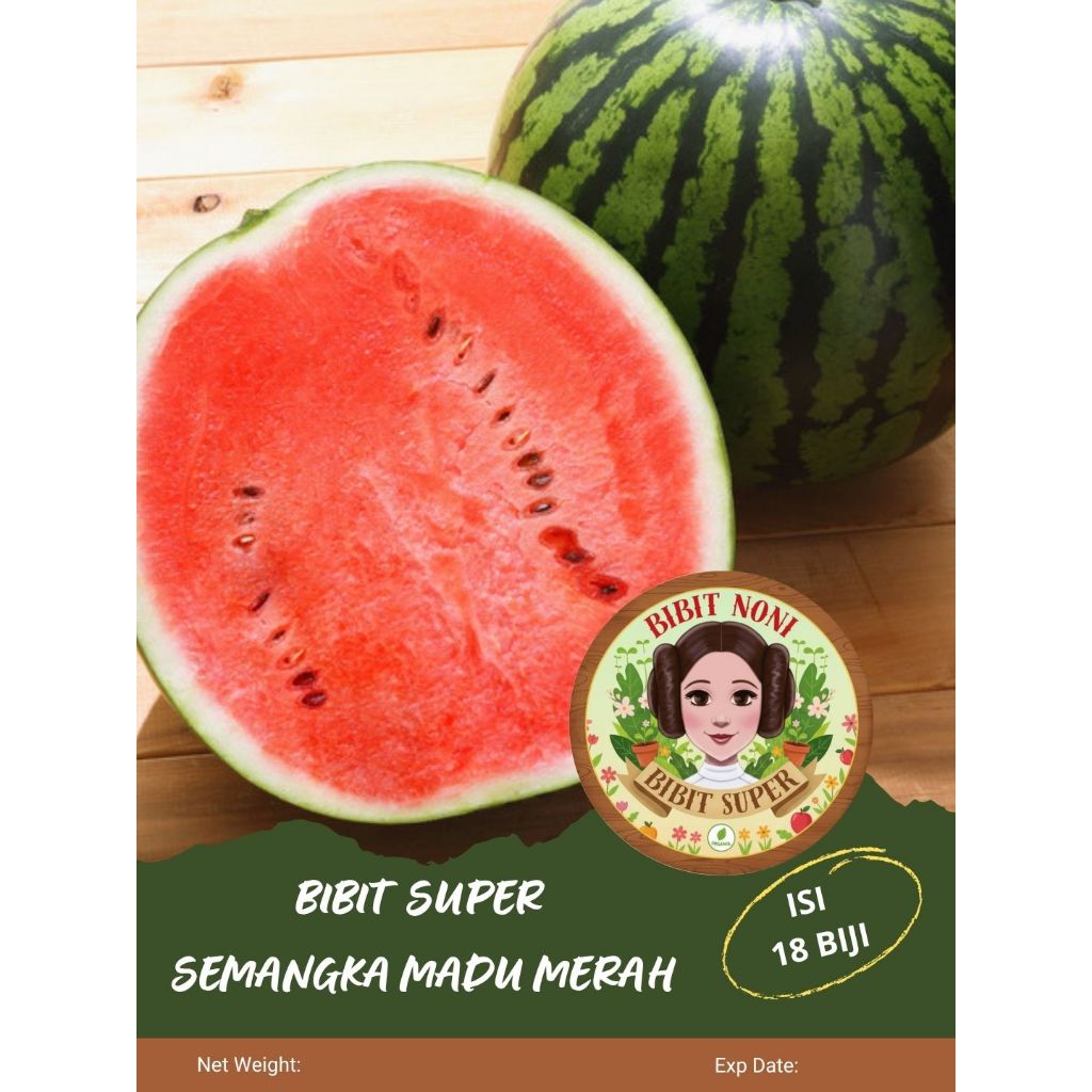 Bibit Super Semangka Madu Merah | Biji Benih Semangka Merah