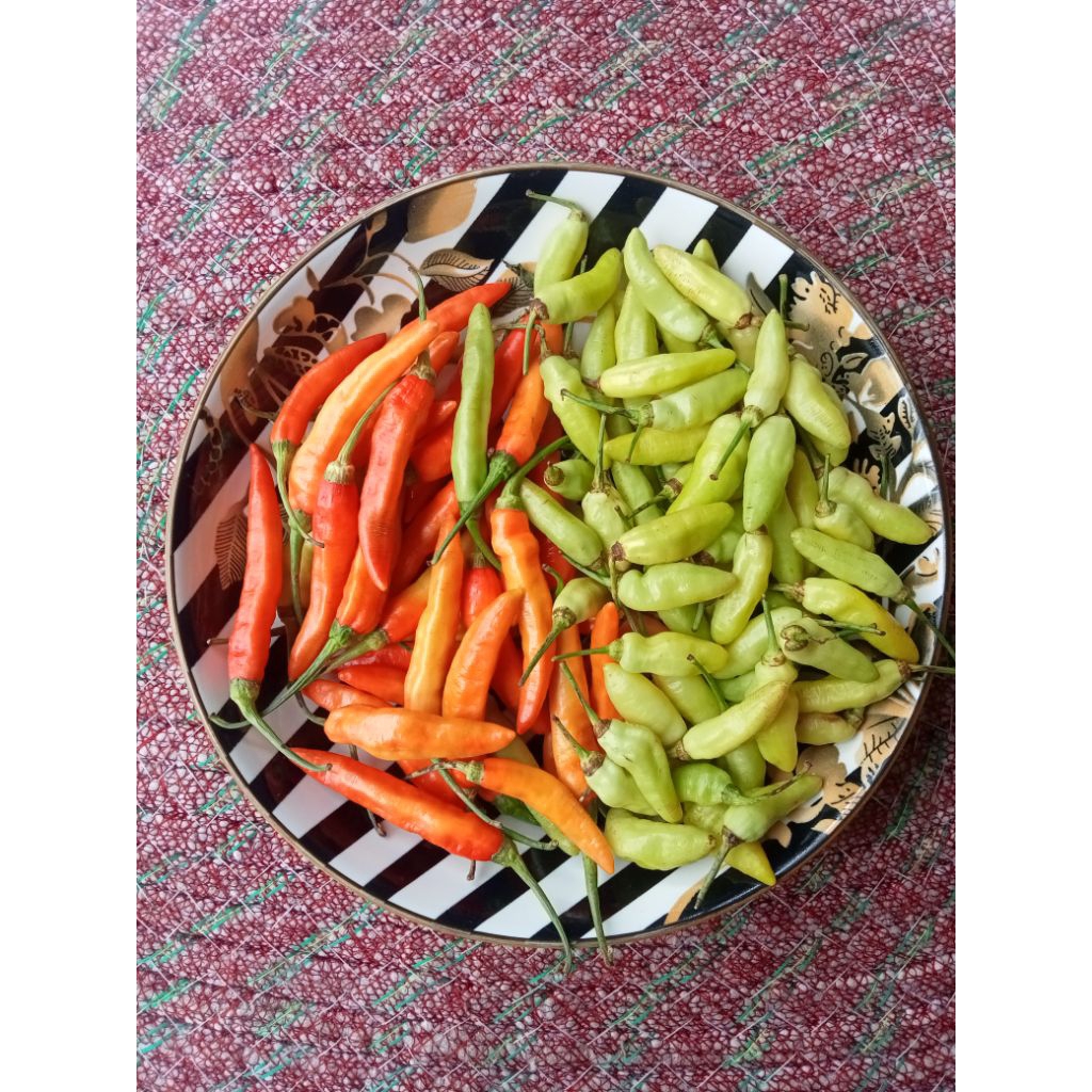 Cabe Rawit Merah Campur Hijau Kiloan 100gr Cabai Segar Lombok Fresh - Aneka Bumbu Dapur