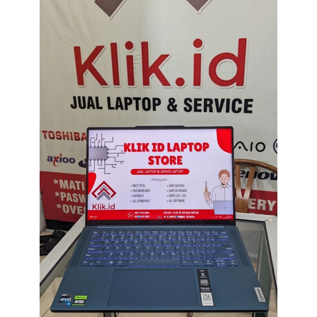 Laptop Lenovo YOGA Pro 9i core i9-13905H CPU @ 2.6 GHz  ram 32 GB SSD 1 TB VGA RTX 4060 8 GB