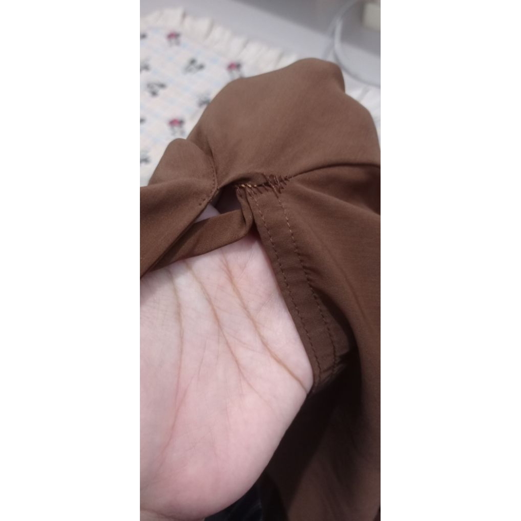 French Khimar Caramel Kiya By Dheambunproject