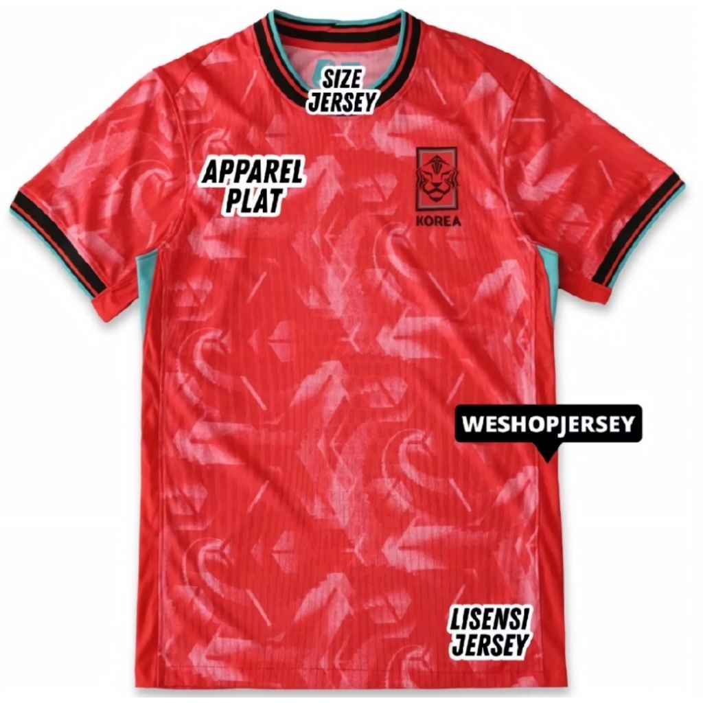 Jersey piala dunia Korea selatan home 2026