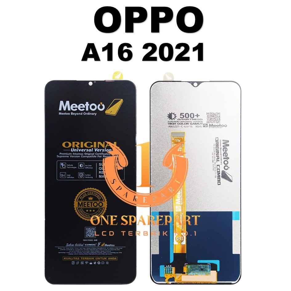 LCD TOUCHSCREEN OPPO A16 2021 COMPLETE ORIGINAL 100% FULLSET