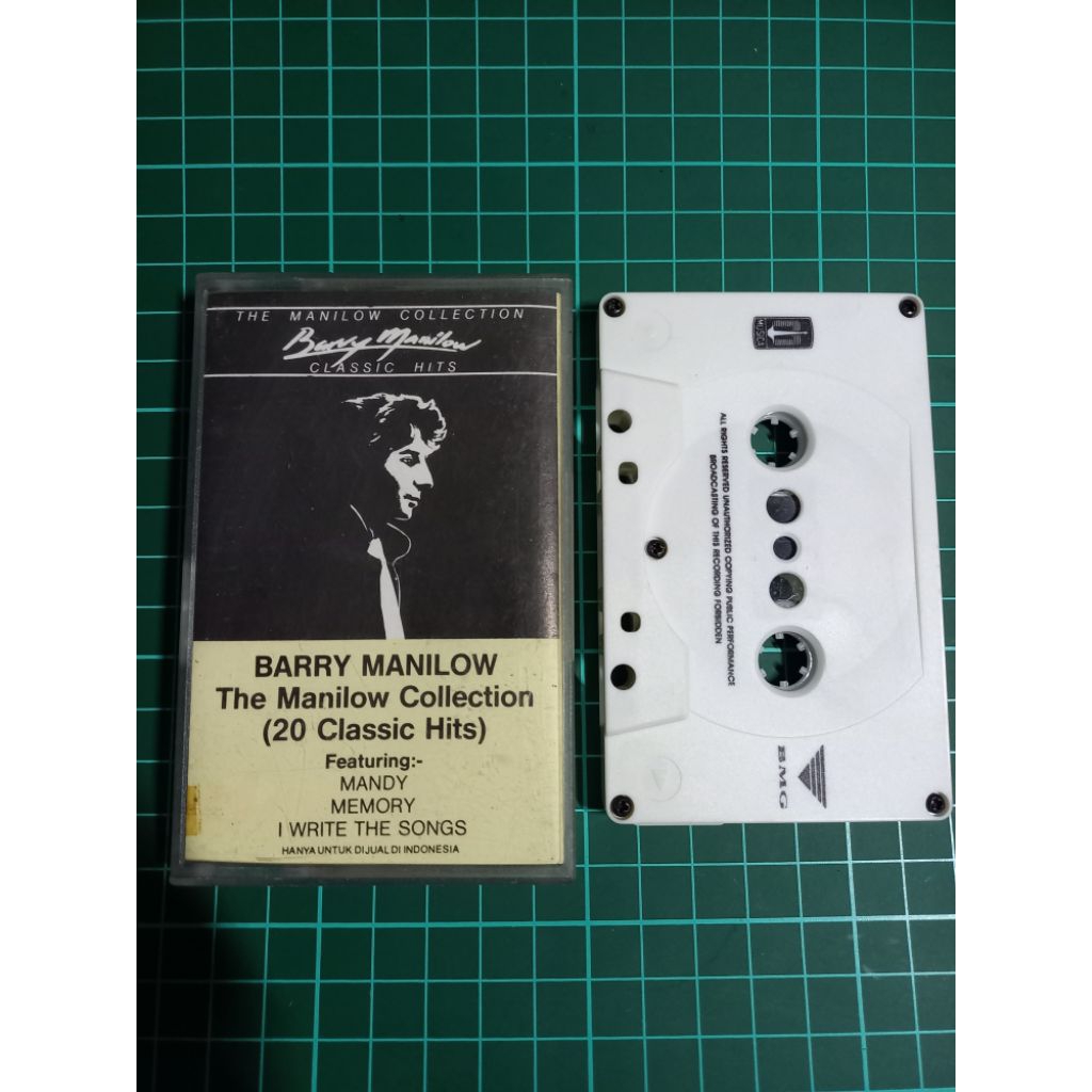 KASET PITA BARRY MANILOW ( 20 CLASSIC HITS )