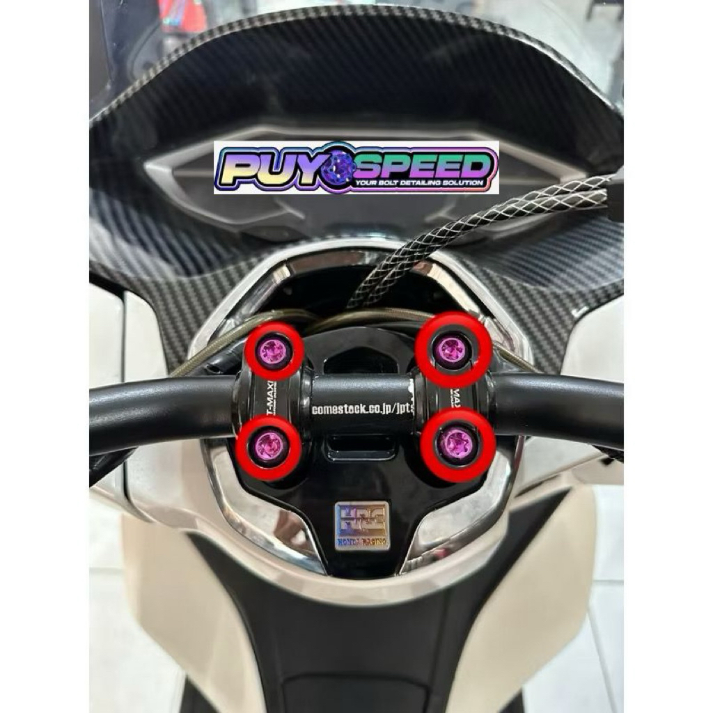 Titanium Baut Raiser Stang PCX ADV Beat Street