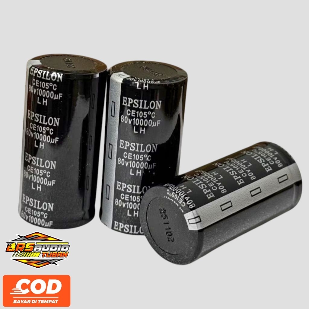 ELCO EPSILON 10000UF 100V elcho epsilon 10000 mikro 100 volt Cocok Untuk Power Balap