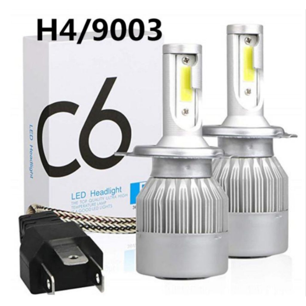 Lampu LED Mobil Headlight Lampu Utama C6  H4