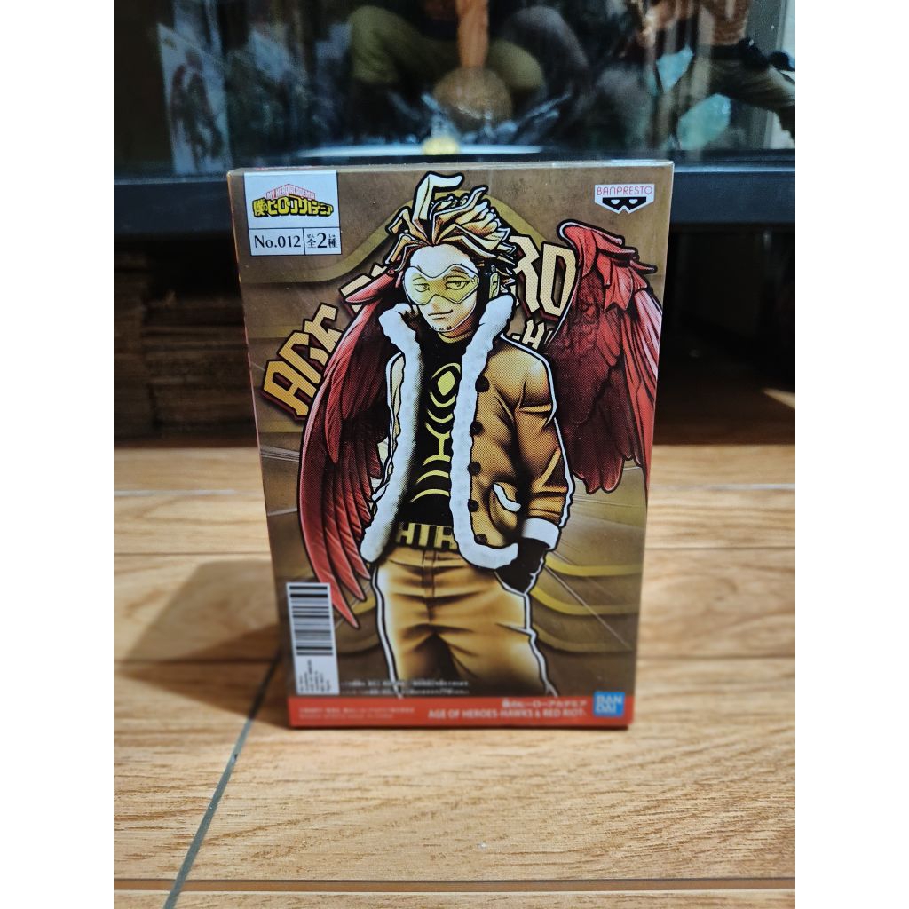 BANPRESTO MY HERO AKADEMIA AGE OF HEROES HAWKS BIB ORIGINAL BANDAI