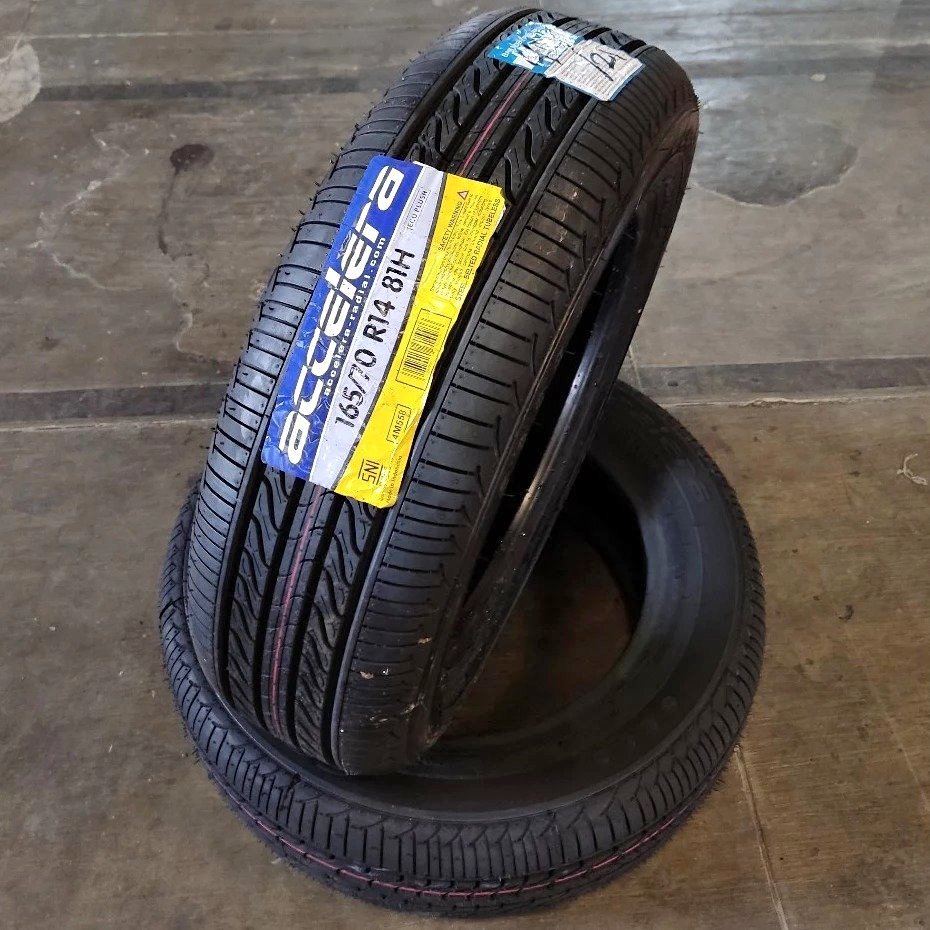 Ban Mobil Tubles R14 Ukuran165/70 R14 - 165 70 R14 Accelera Eco Plush