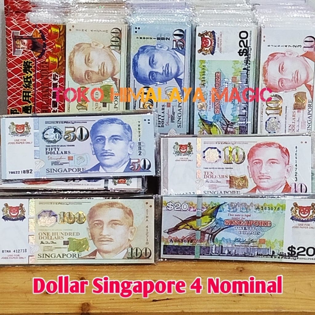 Kertas sembahyang Leluhur Uang Dollar Singapore