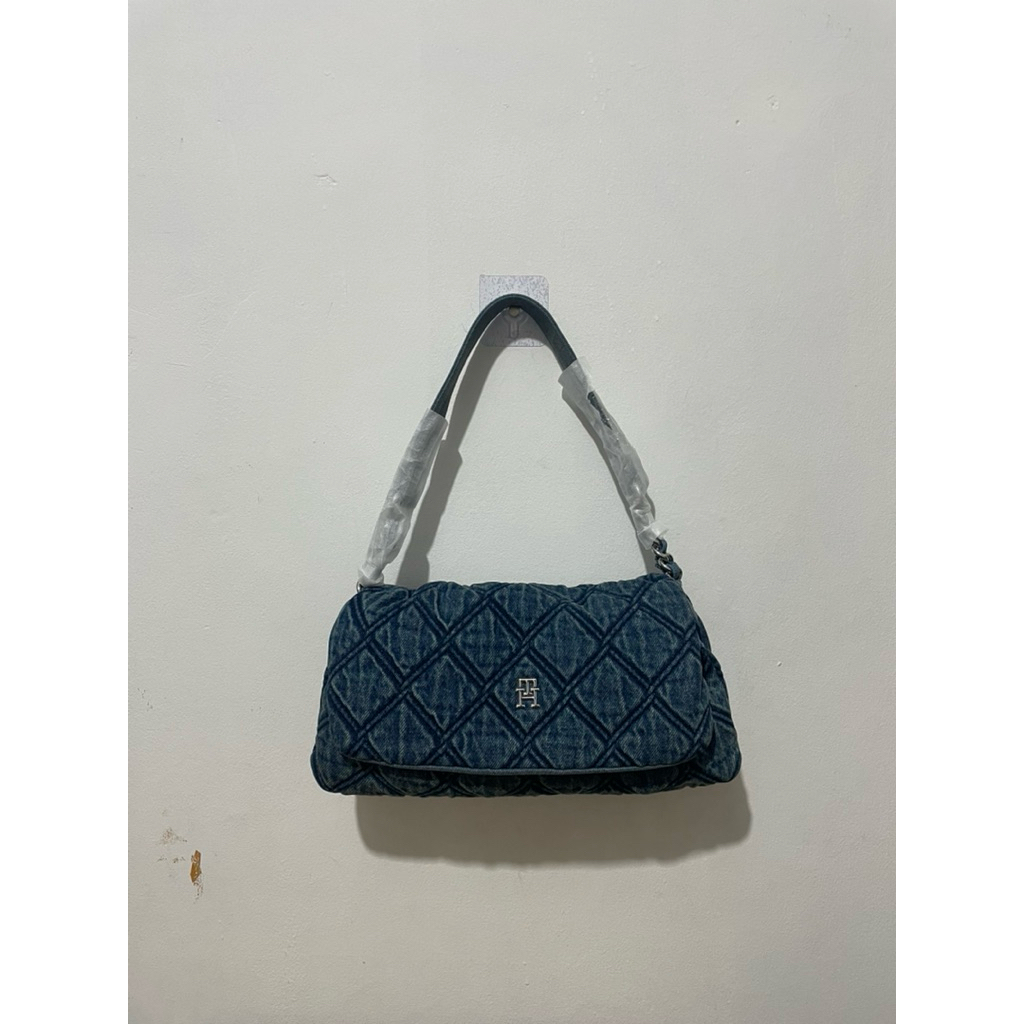 Tommy Hilfiger Shoulder Bag Quilted Denim