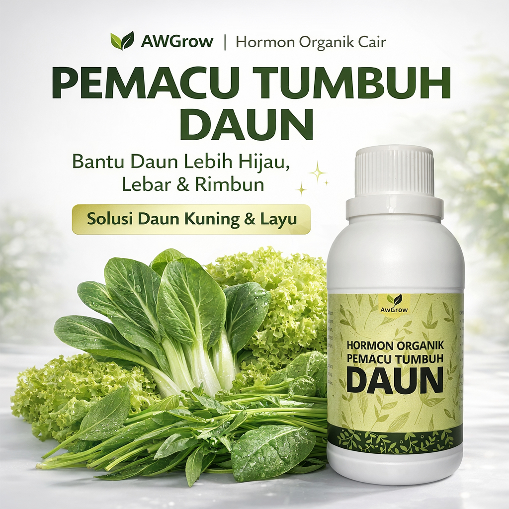 Pupuk Daun Cair 250 ml / Pemacu Tumbuh Daun /Pupuk Penghijau Daun Tanaman Sayuran Hidroponik Organik