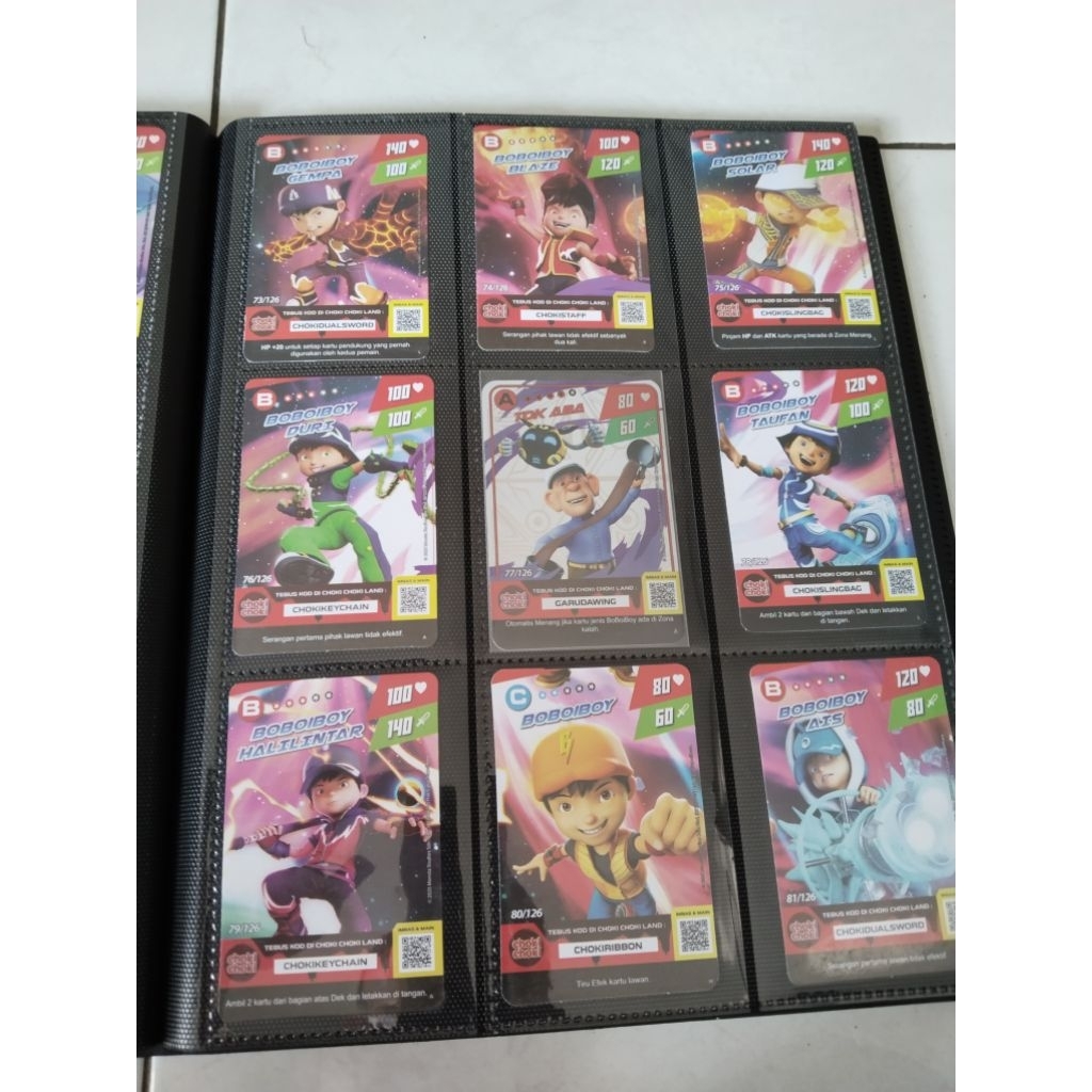 Kartu BoBoiBoy Sopan Fase 2 (Random)