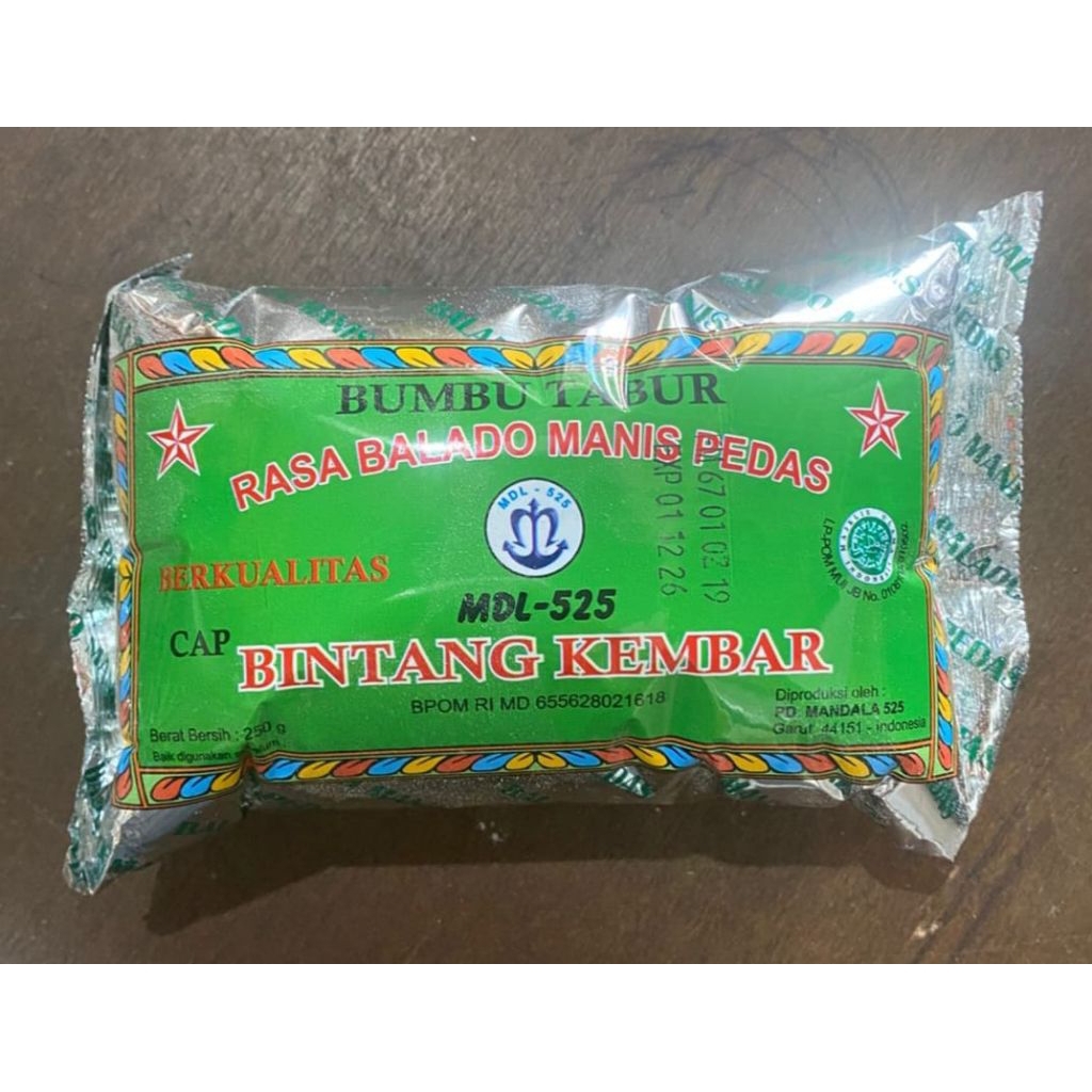 Bumbu Atom Rasa Balado Manis Pedas 250 gram