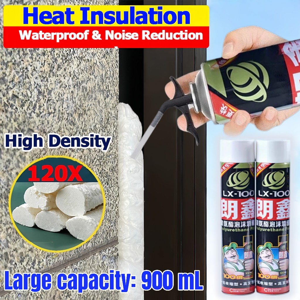 Pu foam spray 750ml lem sealent wall panel anti bocor polyurethane foam