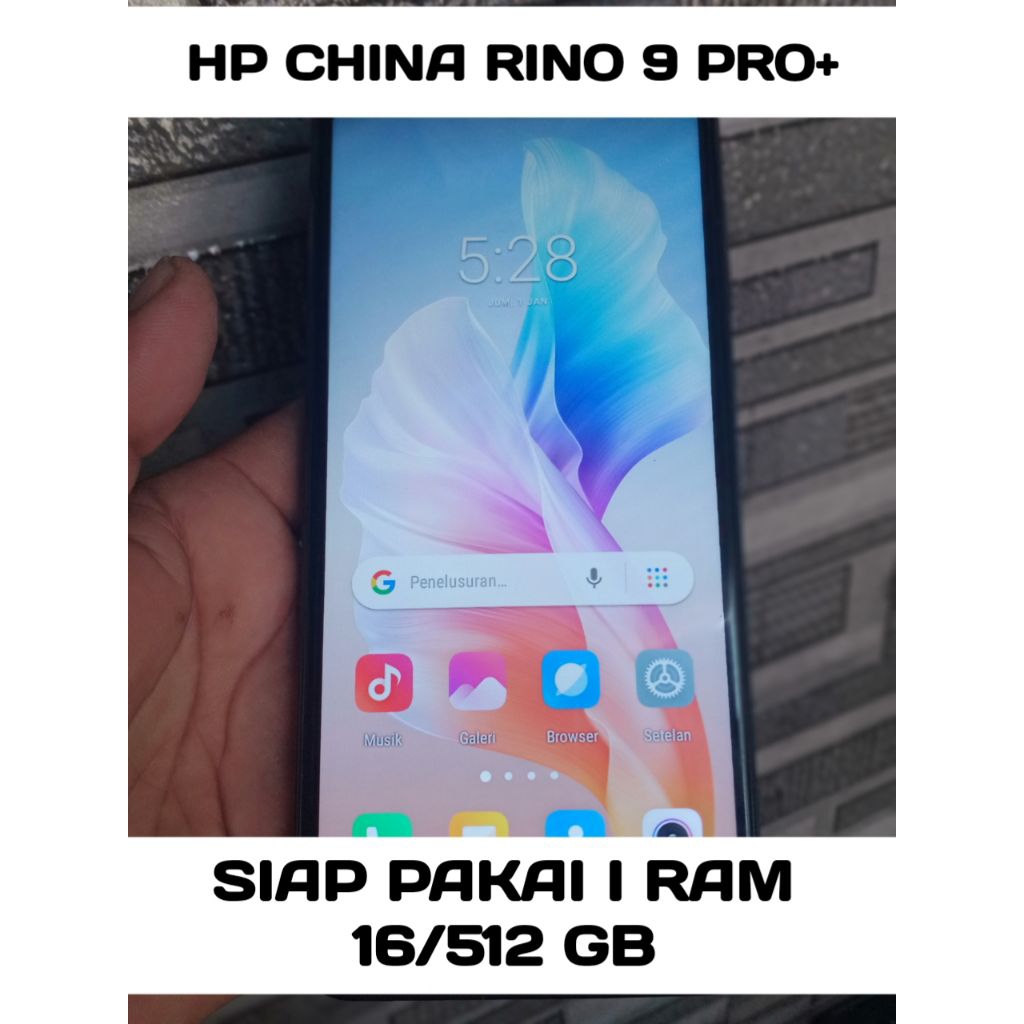 (SIAP PAKAI) HP CHINA RINO 9 PRO+