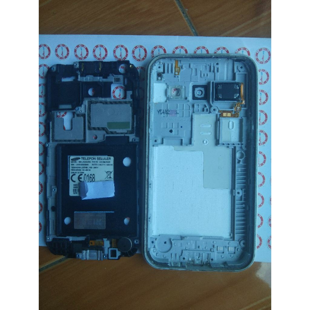Casing Samsung J100H Fullset Copotan Original Mulus