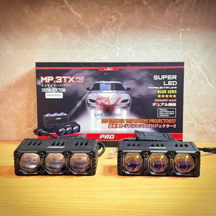 [EXTRA BONUS KAOS] MINI PROJECTOR PROJIE 3 MATA LENSA PRO 7 PRO7 MP3TX MP3TX-M2 MP 3TX PREMIUM MARK 