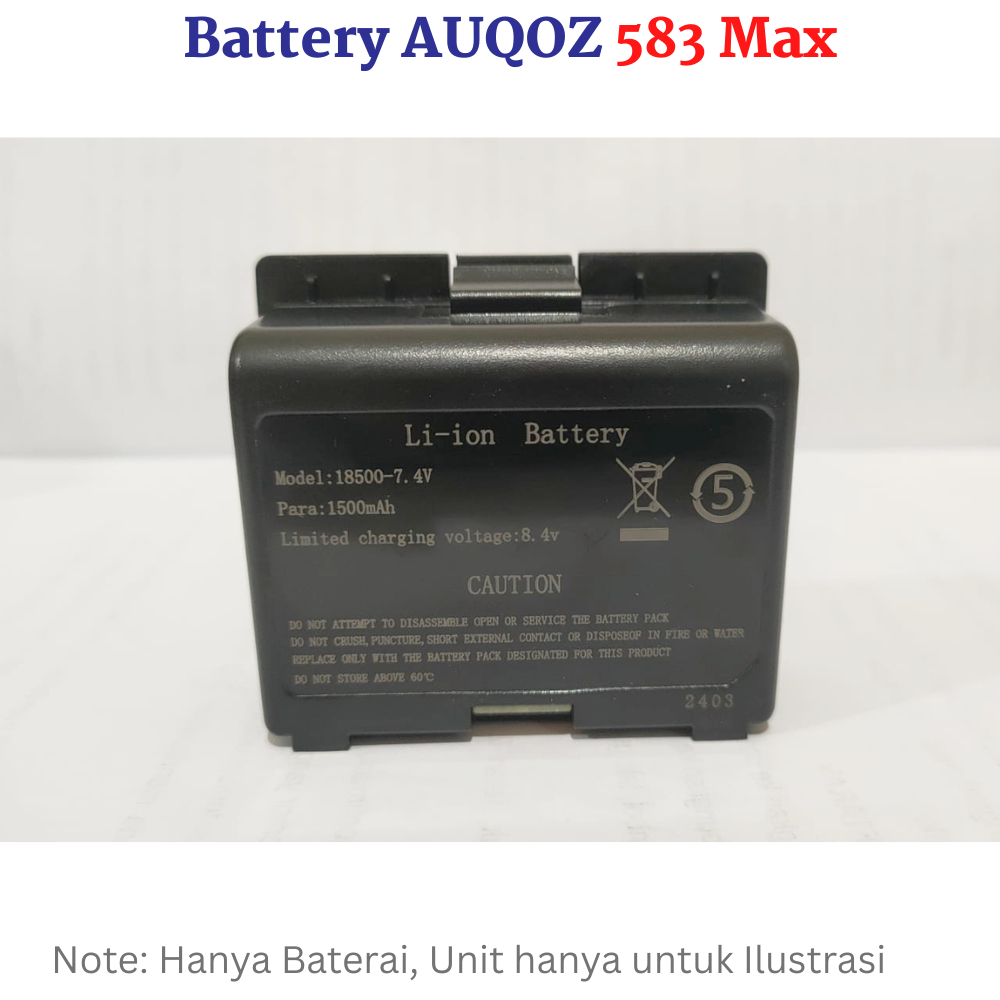 AUQOZ 583 Max Thermal Printer Replacement Battery - Baterai Pengganti