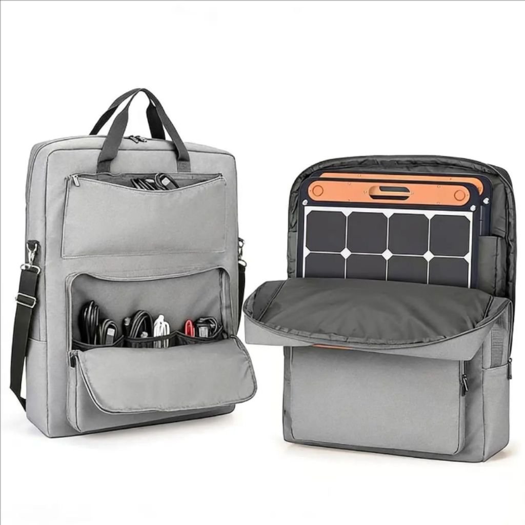 tas panel surya kantong pembawa panel surya tas Jackeriy solar bag tas multifungsi backpack portabel