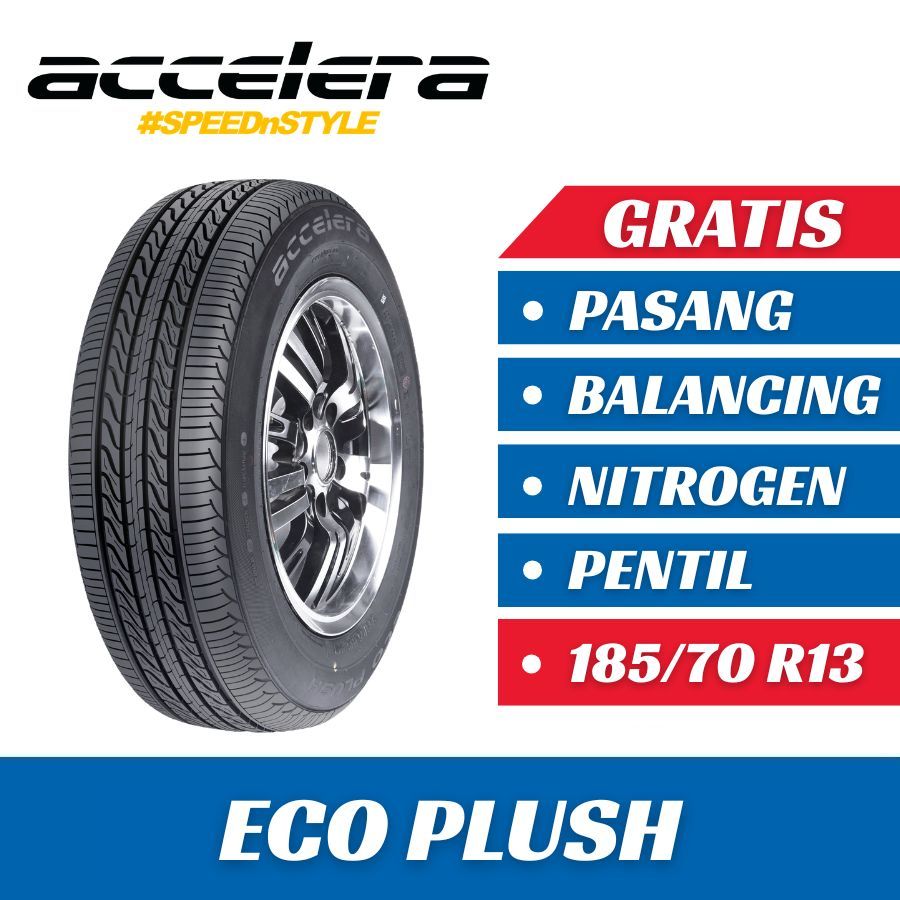 Ban Accelera Eco Plush 185/70 R13 Ban Mobil Ring 13