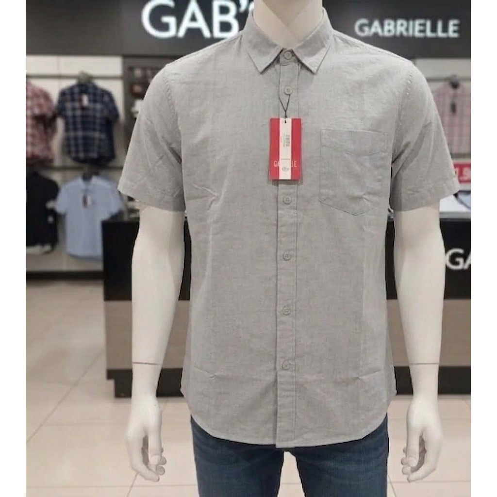KEMEJA PRIA LENGAN PENDEK REGULER FIT GABRIELLE JEANS