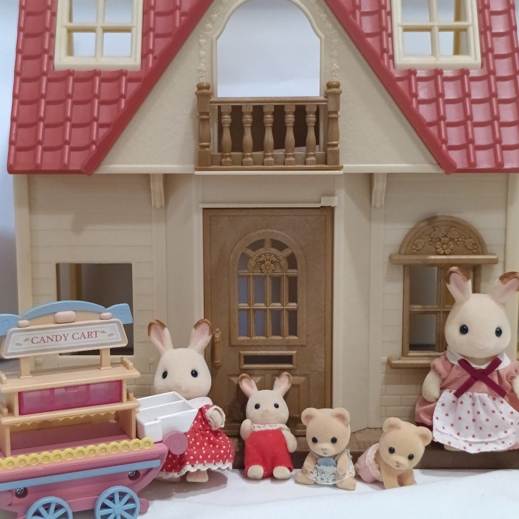 Preloved Sylvanian Family Character Original Bed Characters Furniture DollHouse Y2K Aesthetic Cute C