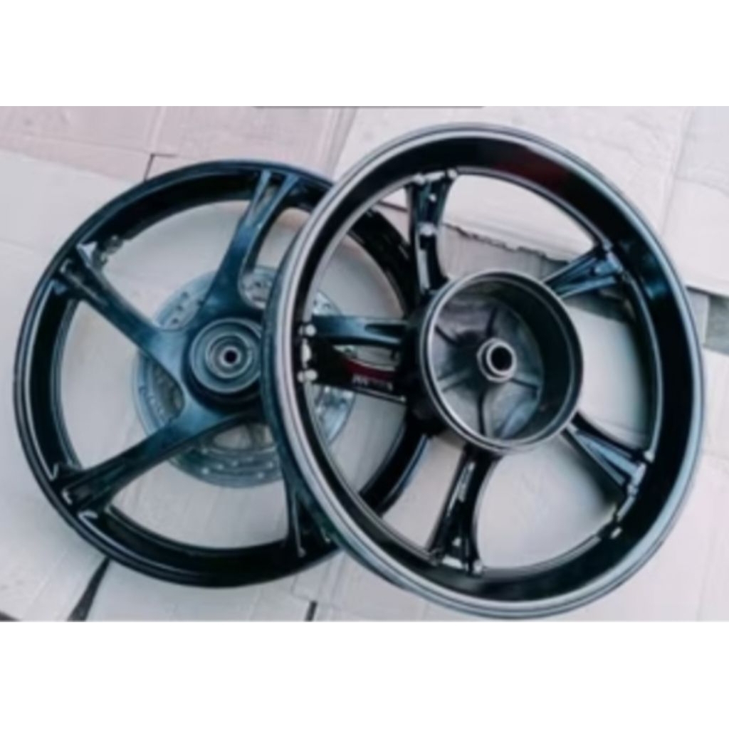 VELG DEPAN BLAKANG YAMAHA XEON KARBU/XEON GT/XEON RC/ORIGINAL COPOTAN