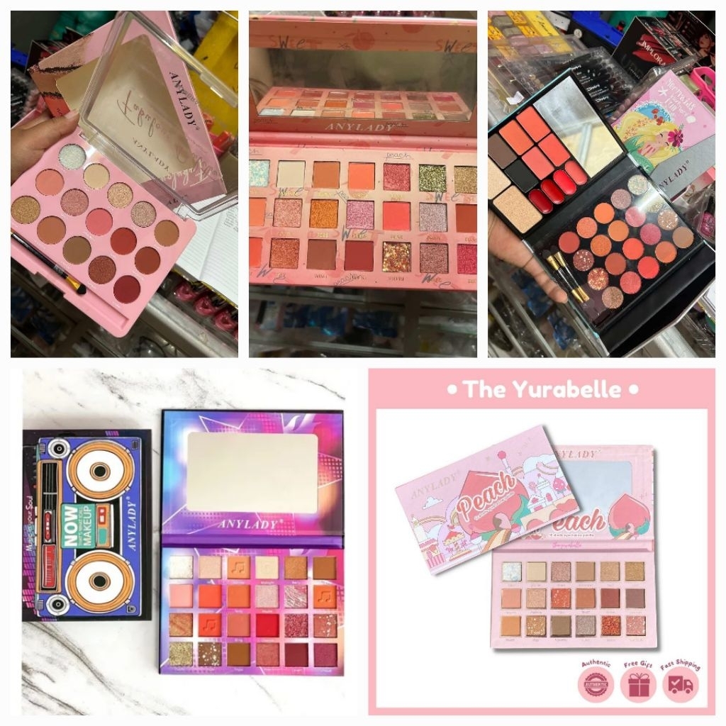 ANYLADY Eyeshadow Fabulous Makeup Mermaid Music in your Soul Now Palette Sweet as Peach