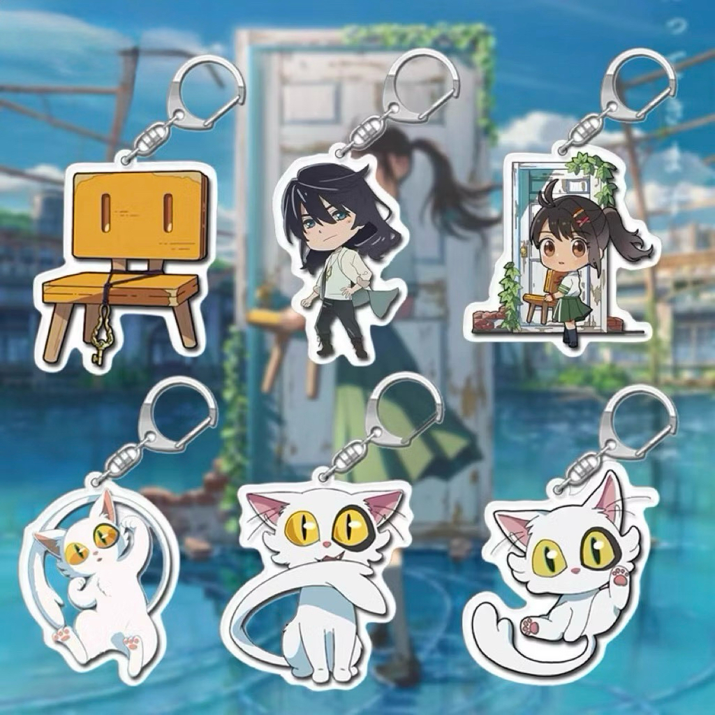 BLANJA.ids GANTUNGAN KUNCI AKRILIK ANIME SUZUME / GANCI AKRILIK ACRYLIC KEYCHAIN GHIBLI SUZUME/  GAN
