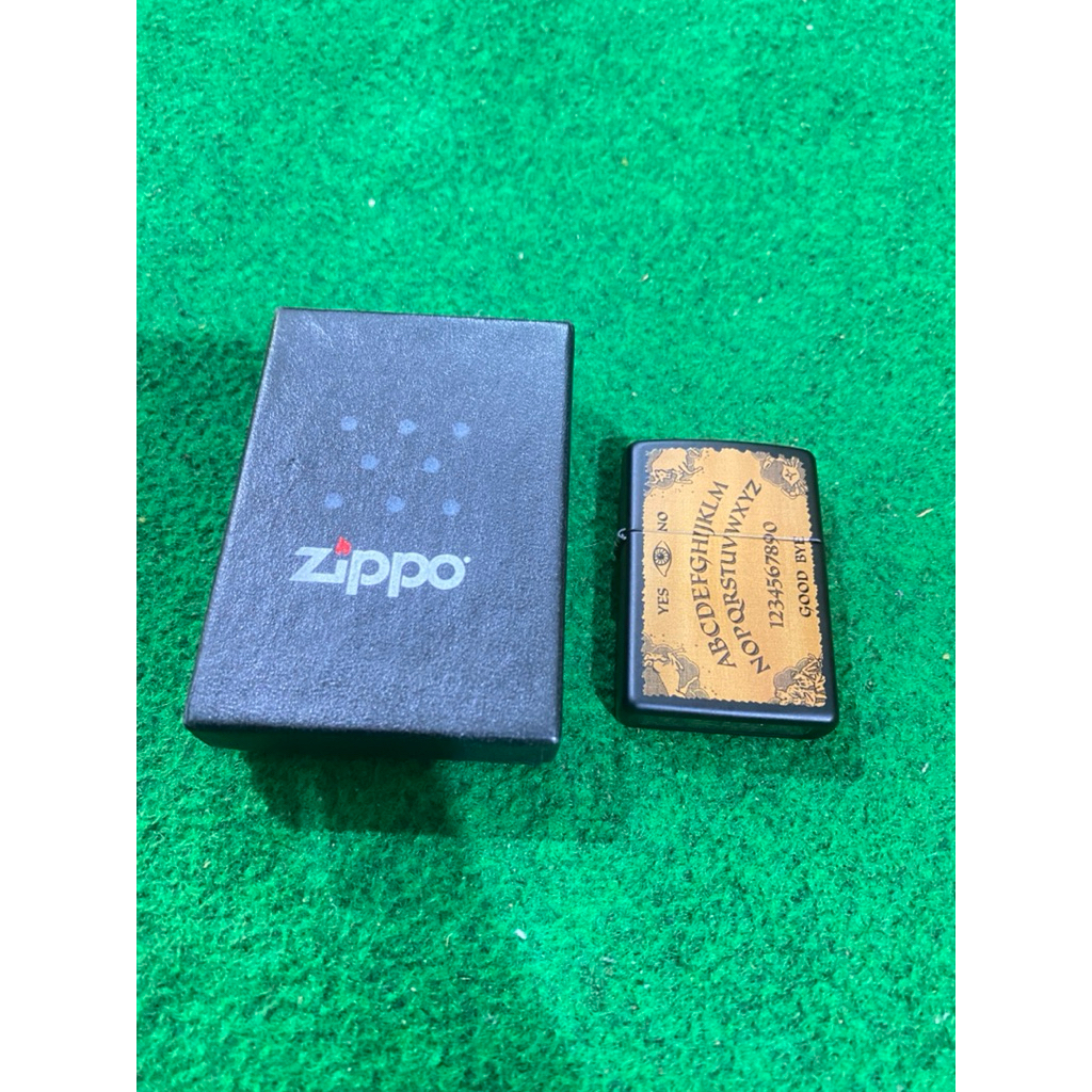 zippo original yes/no black mate