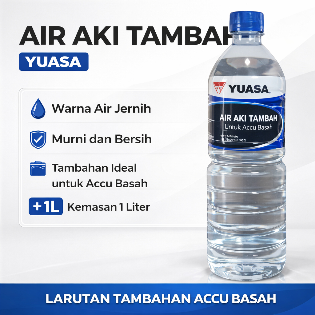 YUASA Air Aki Tambah / Botol
