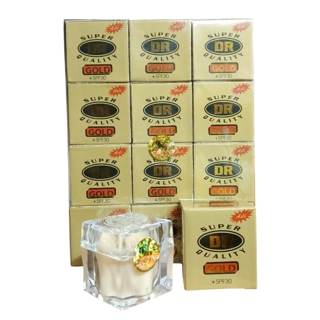 Krim Asli Super Dr Quality Gold Per Lusinan/12pcs