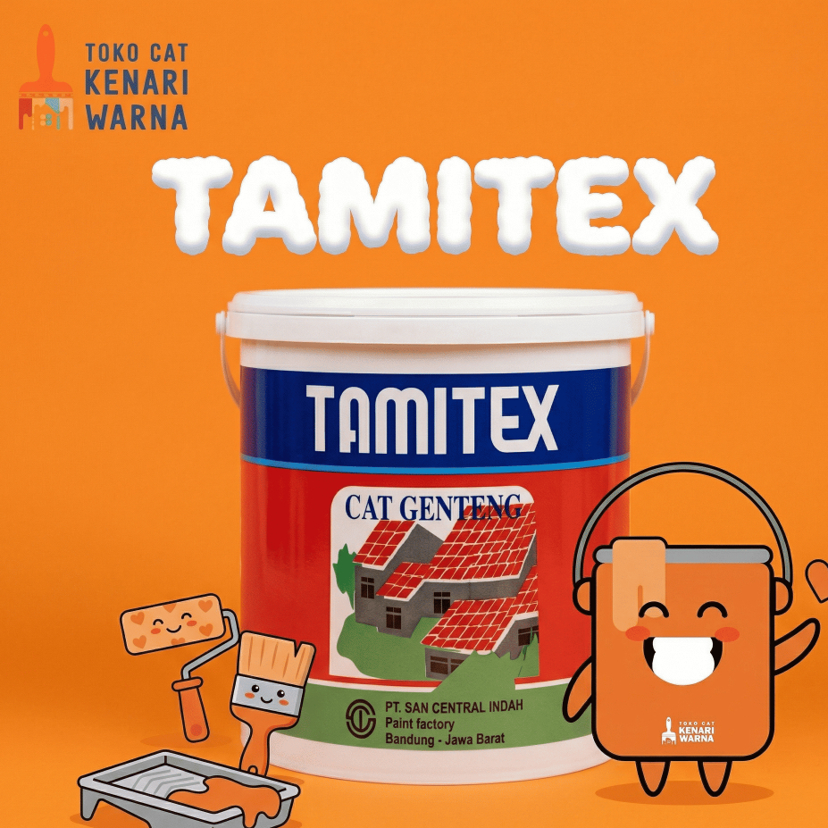 TAMITEX CAT GENTENG HIJAU - CAT GENTENG 20 kg