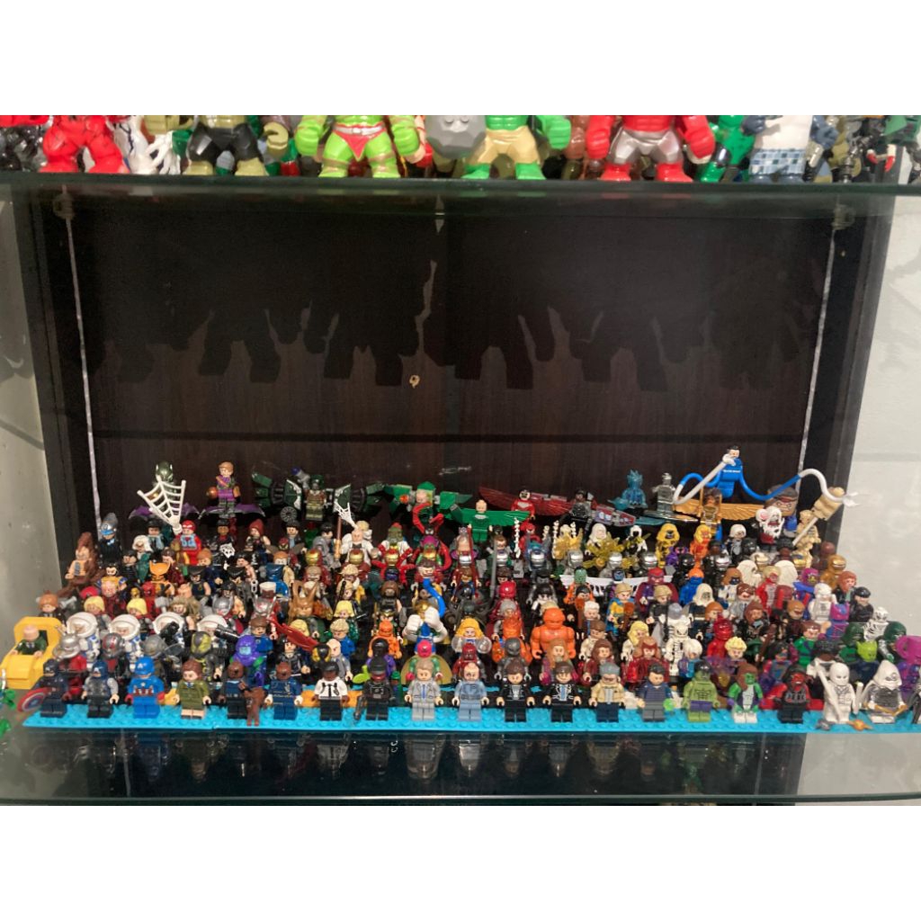 brick minifigure & bigfigure rare item marvel, avengers, DC superhero, DC comic murah. mix kw & orig