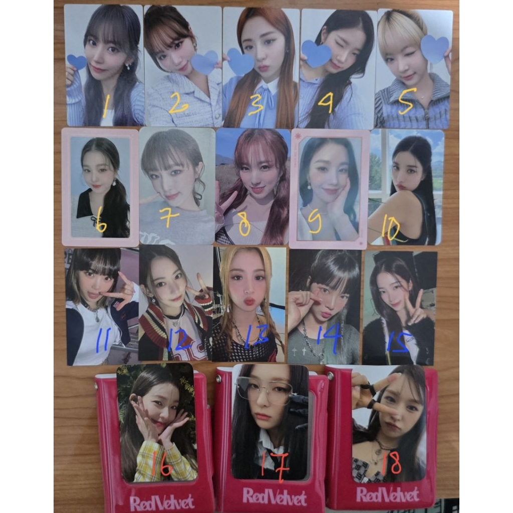 Photocard IZ*ONE LE SSERAFIM RED VELVET Official 30K sampai 50K – Original Kpop PC murah LESSERAFIM 
