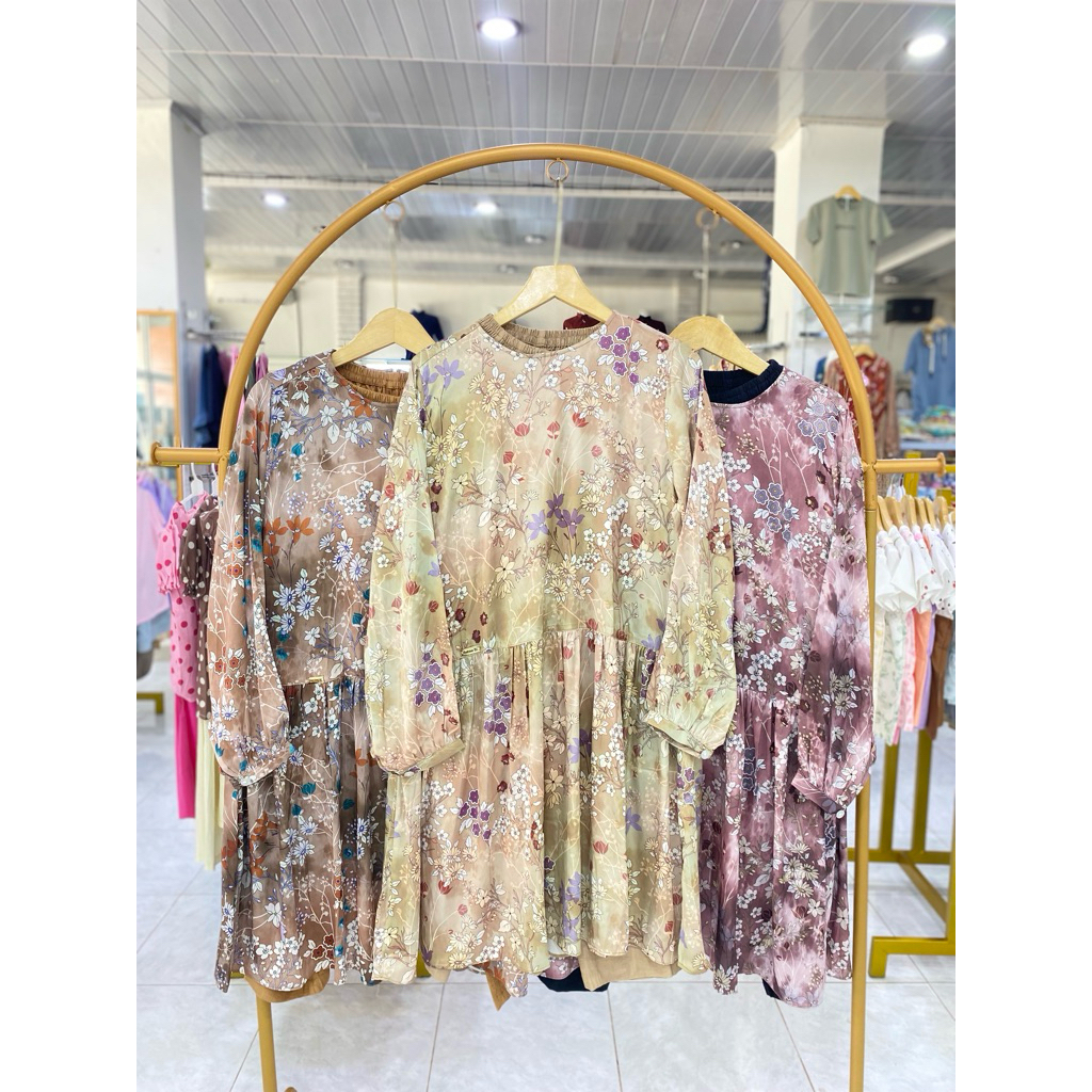 Oneset tunik motif By SALVINA YS