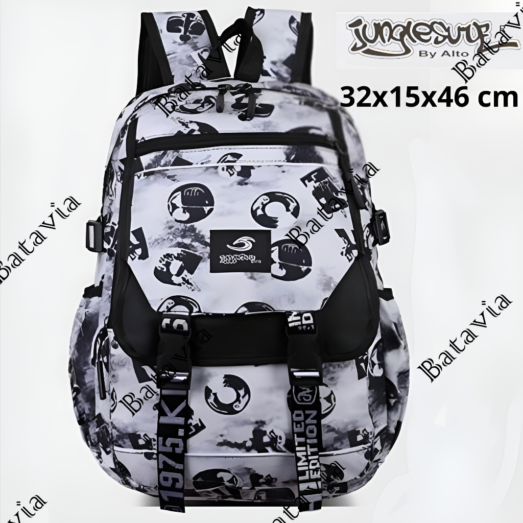 TAS RAMSEL ANAK SEKOLAH LAKI LAKI PEREMPUAN UNISEKS FASHION JUNGLESURF BY ALTO SD SMP SMA