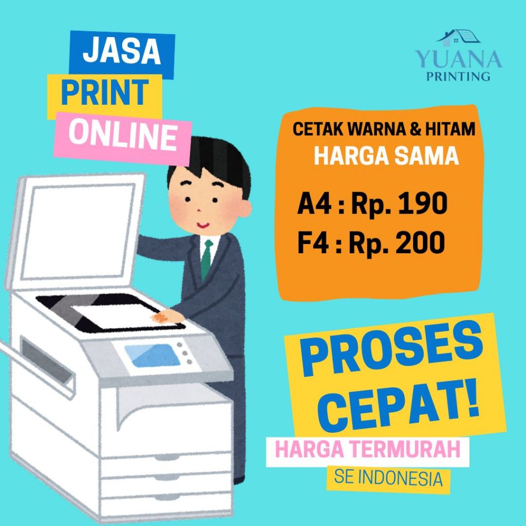 Jasa Print Online A4 F4