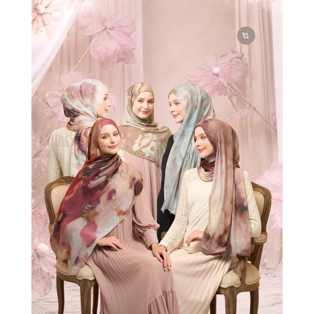 Smayka Viscose Printed  (Pashmina motif Bahan Viscose)