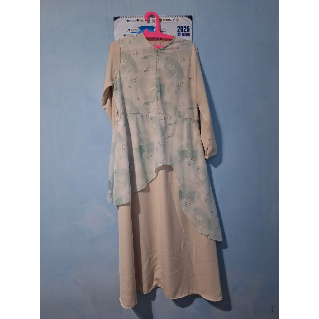 [Preloved] Jilbrave Hasna Dress Green Butter size S