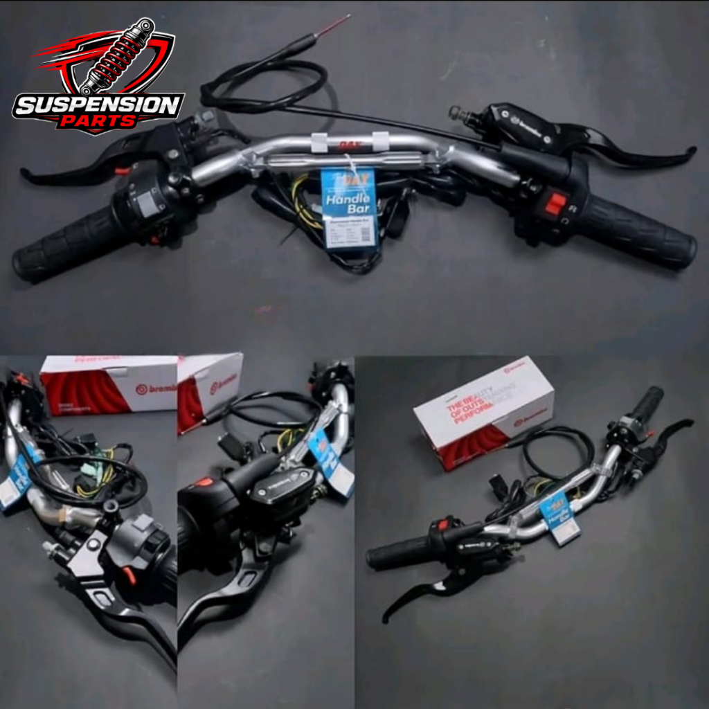 PAKET STANG DAY SET HOLDER KANAN KIRI SET MASTER REM HANSPAT