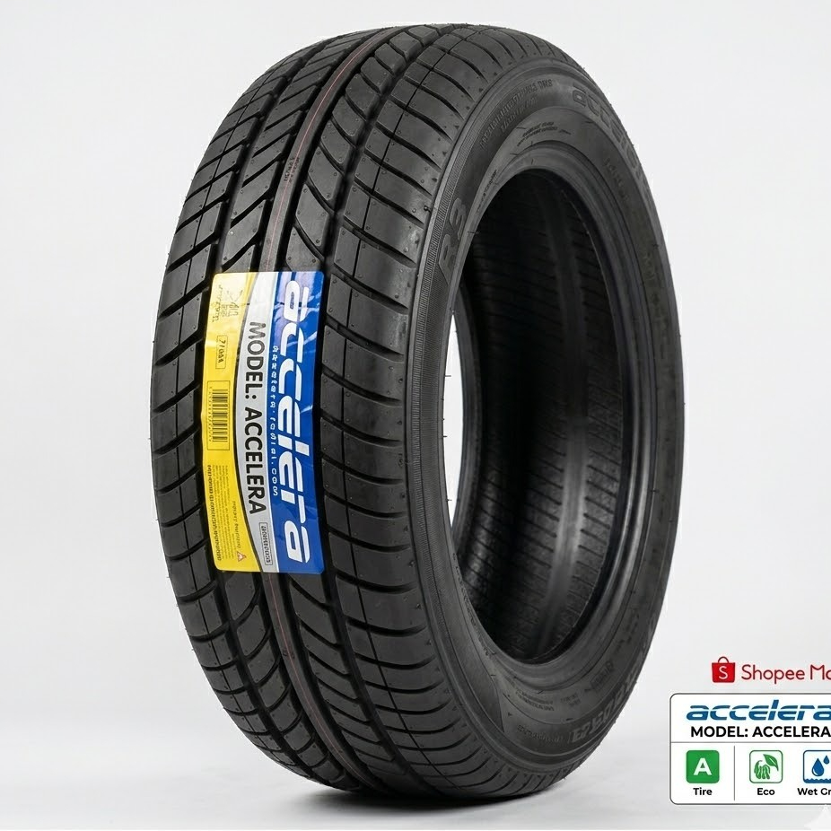 BAN MOBIL ROTASI RING 13 MERK ACCELERA TYPE ACCELERA 175 70 R13 BAN MOBIL MURAH TUBELES