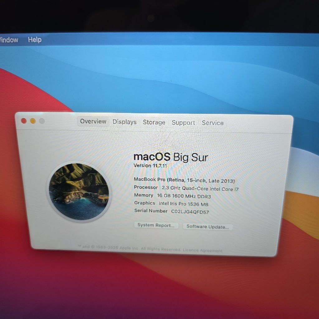 MacBook Pro 15 inch Retina second hand
